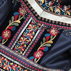 Enchanting Floral Embroidered Jacket | Mandala dylinoshop