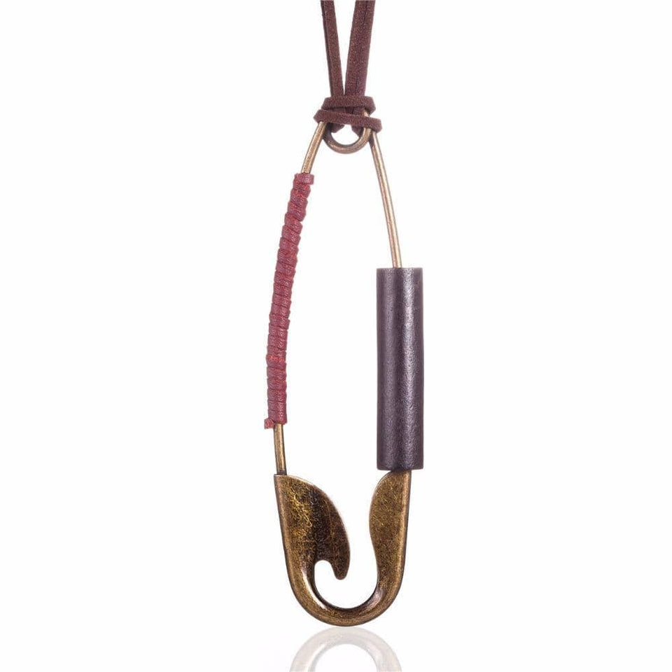 Large Pin Pendant Necklace dylinoshop