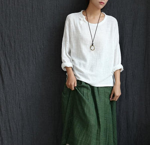 Long Sleeve Linen Shirt  | Zen dylinoshop
