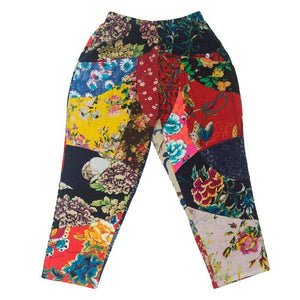 Random Patchwork Floral Hippie Pants Buddha Trends