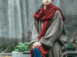 Vintage Oversized Woolen Coat | Lotus Buddha Trends
