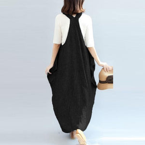 Asymmetrical Overall Dress dylinoshop