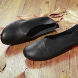 Wild West Leather Flat Shoes Buddha Trends