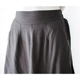 Loose Irregular Cut Maxi Skirt dylinoshop