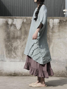 Vintage Cotton Ruffle Skirt | Lotus Buddha Trends