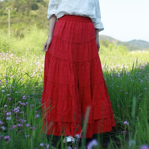 Peaceful Heart Maxi Skirt Buddha Trends