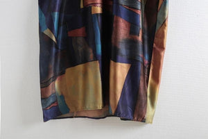 Abstract Prints Loose Retro Dress dylinoshop