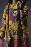 Floral Tribal Sweater Dress dylinoshop