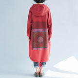 Oversized Tribal Hooded Sweater Buddha Trends