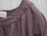 Loose Batwing Sleeve Linen T-Shirt | Lotus dylinoshop