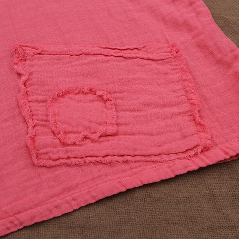 Loose Oversized Hot Pink T-Shirt | Lotus dylinoshop