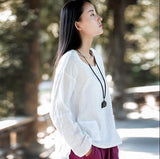Zen Linen Shirts With Pockets  | Zen Buddha Trends