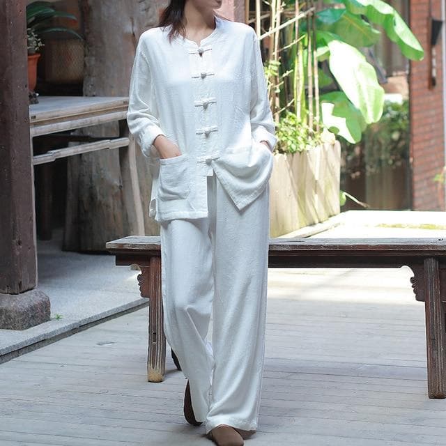 Zen Garden OOTD 2 Piece Outfit Blouse + Palazzo Pants  | Zen Buddha Trends
