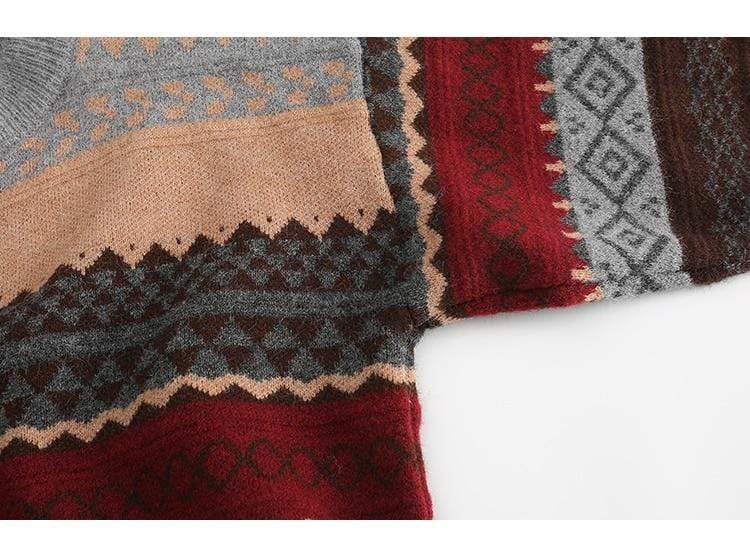 Oversized Knit Sweater Buddha Trends