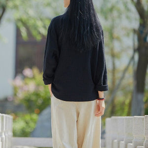 Yoko Cotton Linen Cardigan | Zen Buddha Trends