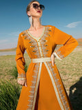 Abaya Embroidered Dress | Mandala dylinoshop