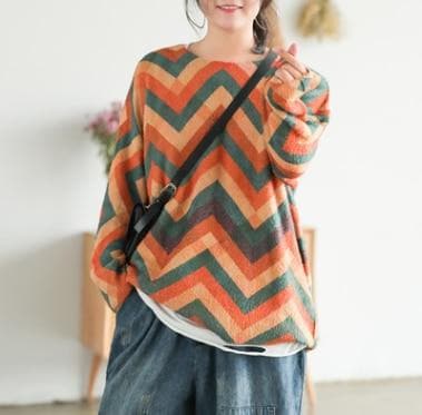 Amber Colourful Sweater Buddhatrends