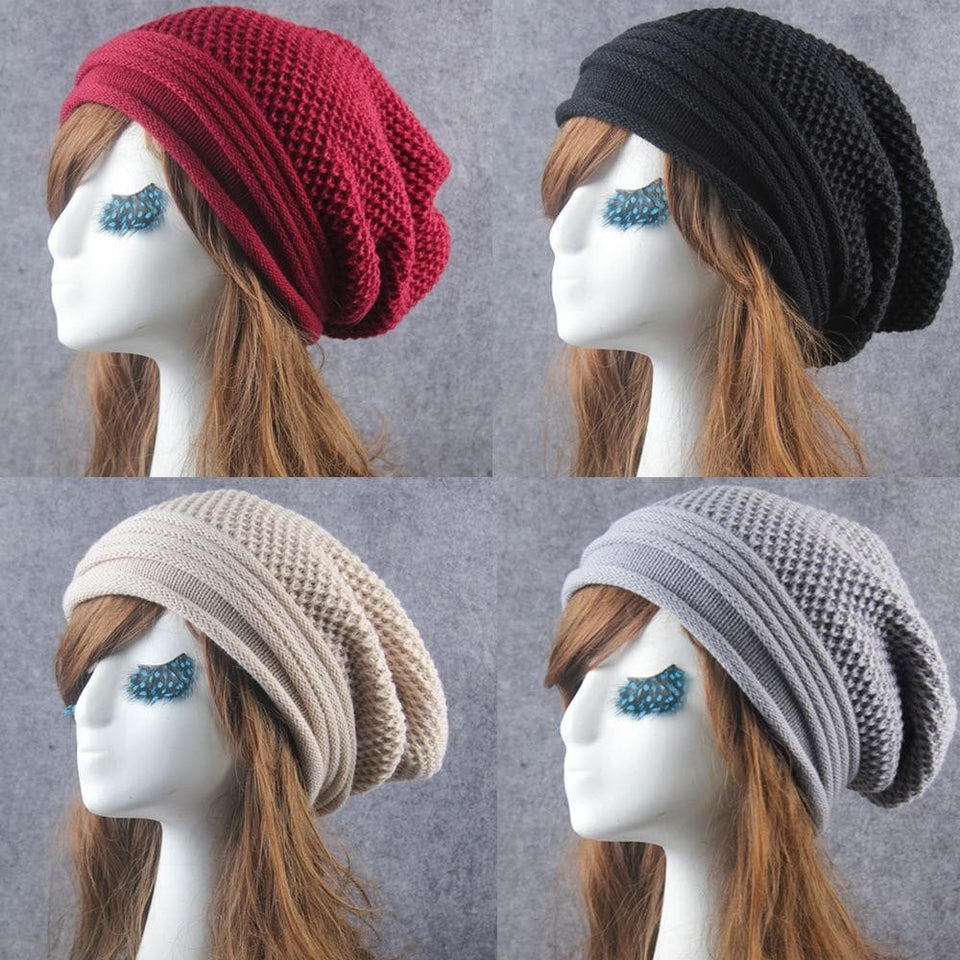 Oversized Chunky Knitted Beanies Buddhatrends
