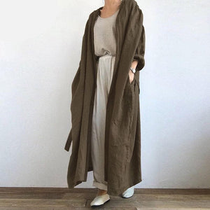 Vintage Casual Long Cardigan Buddhatrends