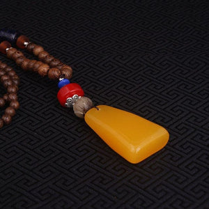 Cho-ten Handmade Tibetan Sandalwood Necklace Buddhatrends