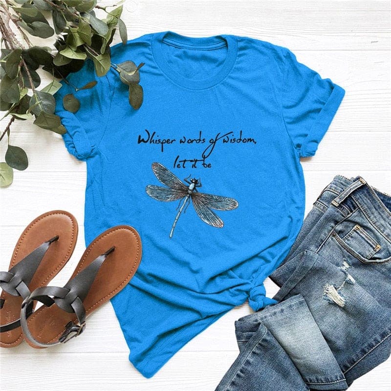 Let it Be Vintage Summer T-Shirt Buddhatrends