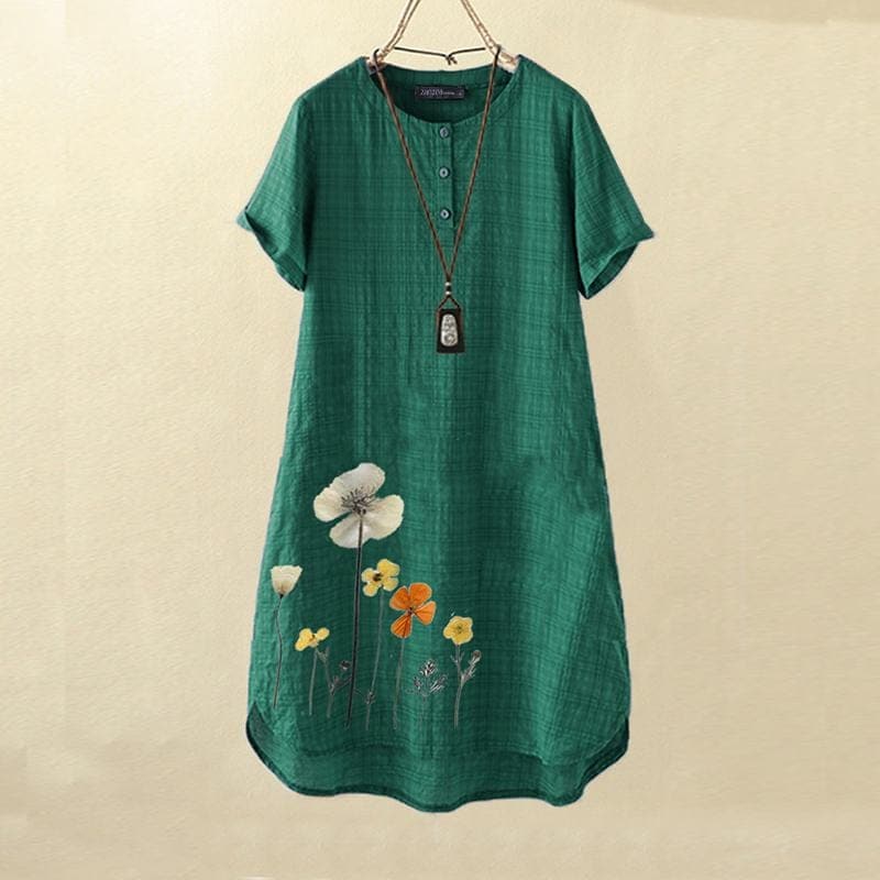 Sweet Pea Vintage T-shirt Dress Buddhatrends