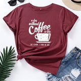 Coffee Lover Graphic Tee Buddhatrends
