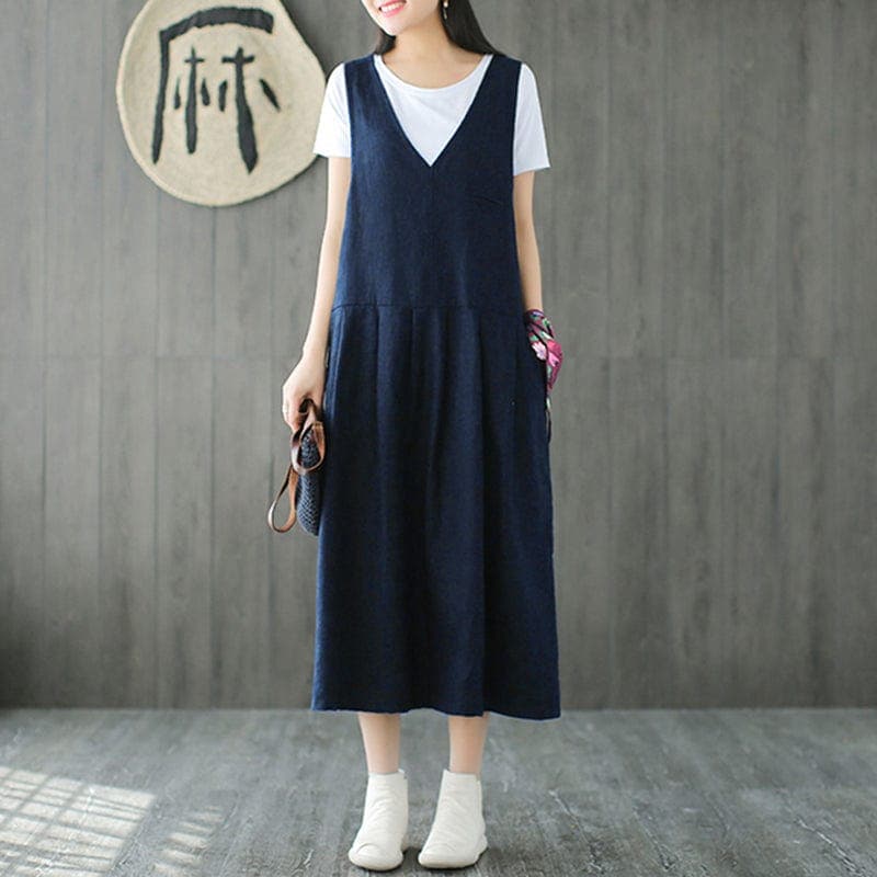 Maria Vintage Overall Dress Buddhatrends