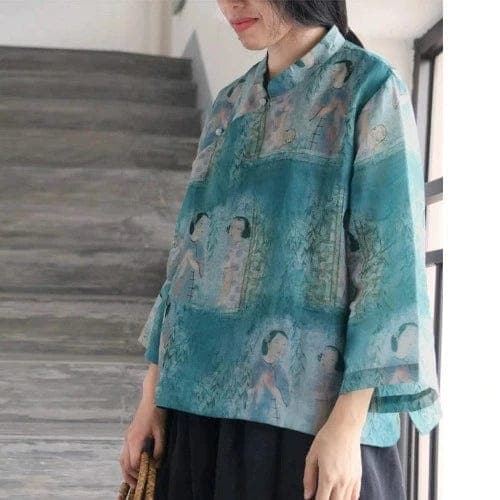 Nuxing Asia Inspired Blouse Buddhatrends