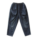 Oversized Vintage Pleated Jeans Buddhatrends