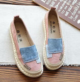 Retro Patchwork Loafers Buddhatrends