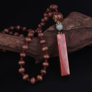 Anpu Tibetan Sandalwood Necklace Buddhatrends