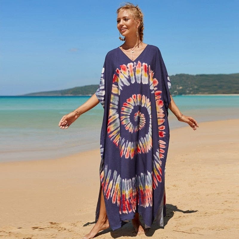 Harmony Tie Dye Beach Dress Buddhatrends