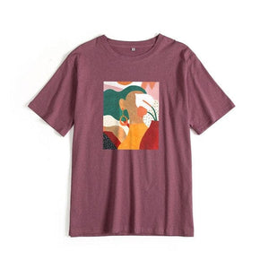 Summer Graphic Cotton T-shirts Buddhatrends