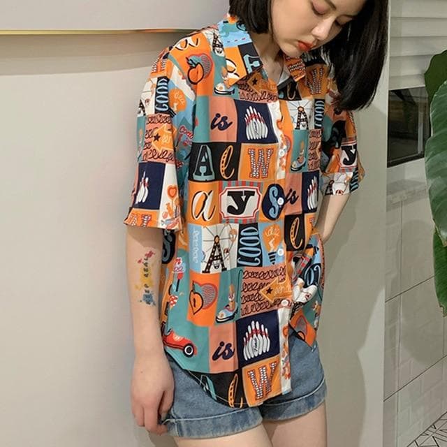 Abstract Funky Shirt dylinoshop