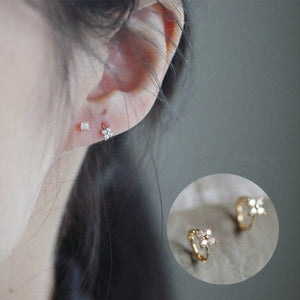 Annabelle 925 Sterling Silver Huggie Earrings Buddhatrends