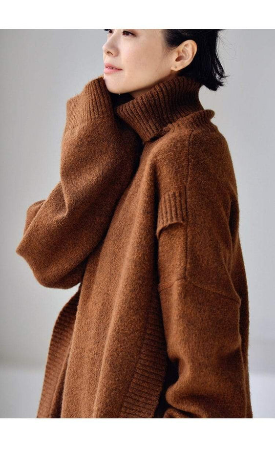 Dana Vintage Turtleneck Sweater Buddhatrends