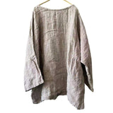 Angie Oversized Cotton Linen Shirt | Zen Buddhatrends