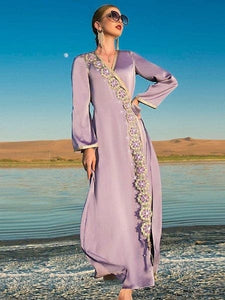 The Oasis Long Sleeve Kaftan Dress | Mandala Buddhatrends