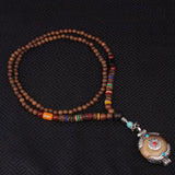 Tibetan Sandalwood Resin Pendant Necklace Buddhatrends