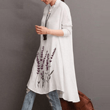 Flora Nature Inspired High Low Blouse Buddhatrends