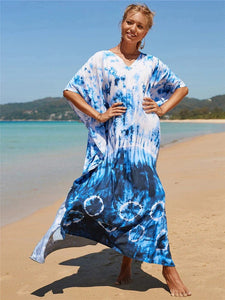 Seaside Tie Dye Beach Dress Buddhatrends