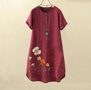 Sweet Pea Vintage T-shirt Dress Buddhatrends