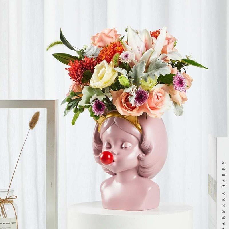 Bubblegum Girl Vase dylinoshop