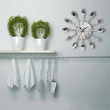 Cutlery Theme Kitchen Wall Clock dylinoshop