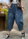 diy Blue fashion Pockets denim Pants Spring BSNZK-LPTS211124