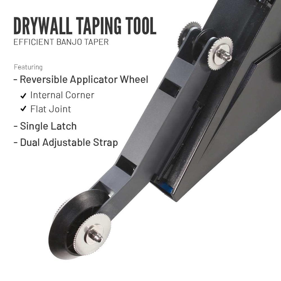 Drywall Taping Tool with Quick-Change Applicator Wheel dylinoshop