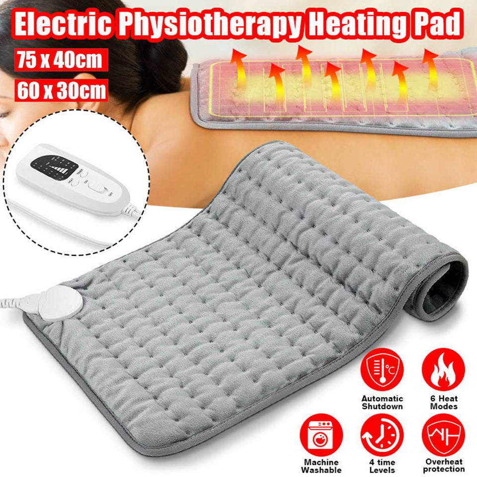 Electric Pain Relief Heating Pad with Optimized 6 Levels of Temperature and Timer DYLINOSHOP