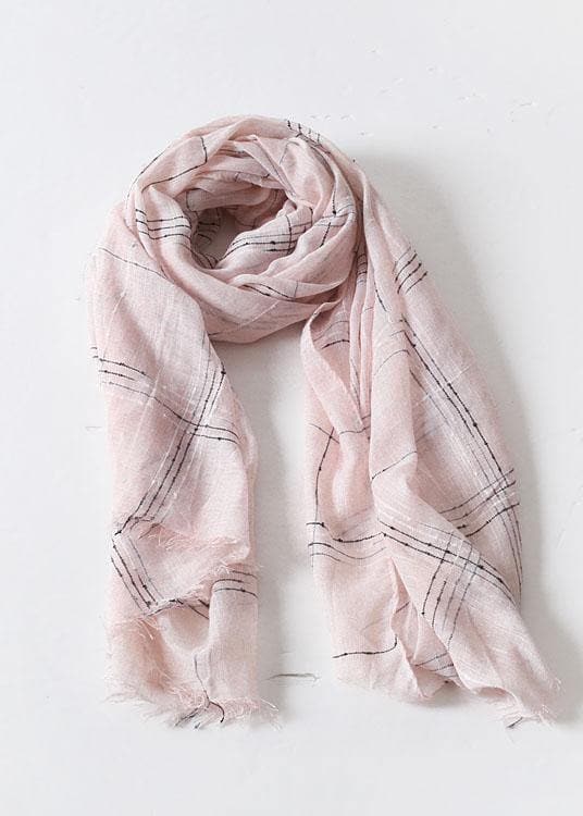 fall cute khaki plaid scarves soft striped big scarf AM-SCF191107