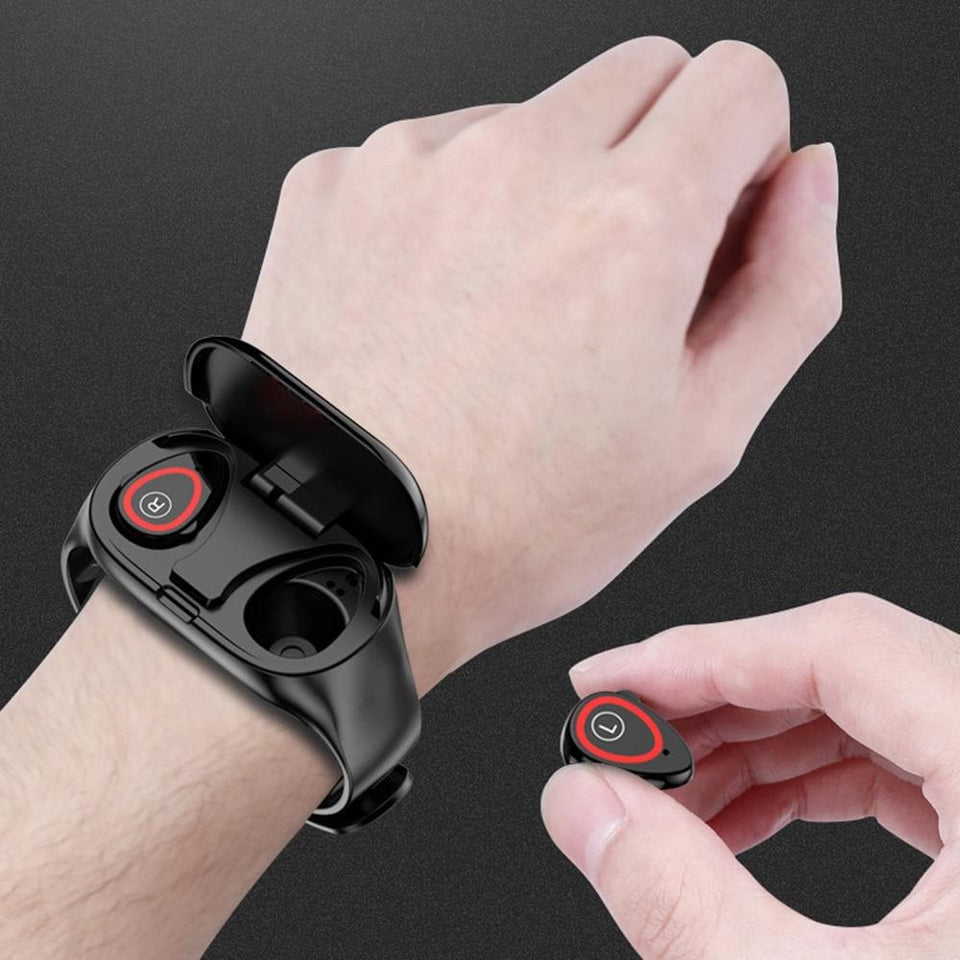 Gear Buds® - 2-in-1 Smart Watch with Bluetooth 5.0 Earbuds DYLINOSHOP